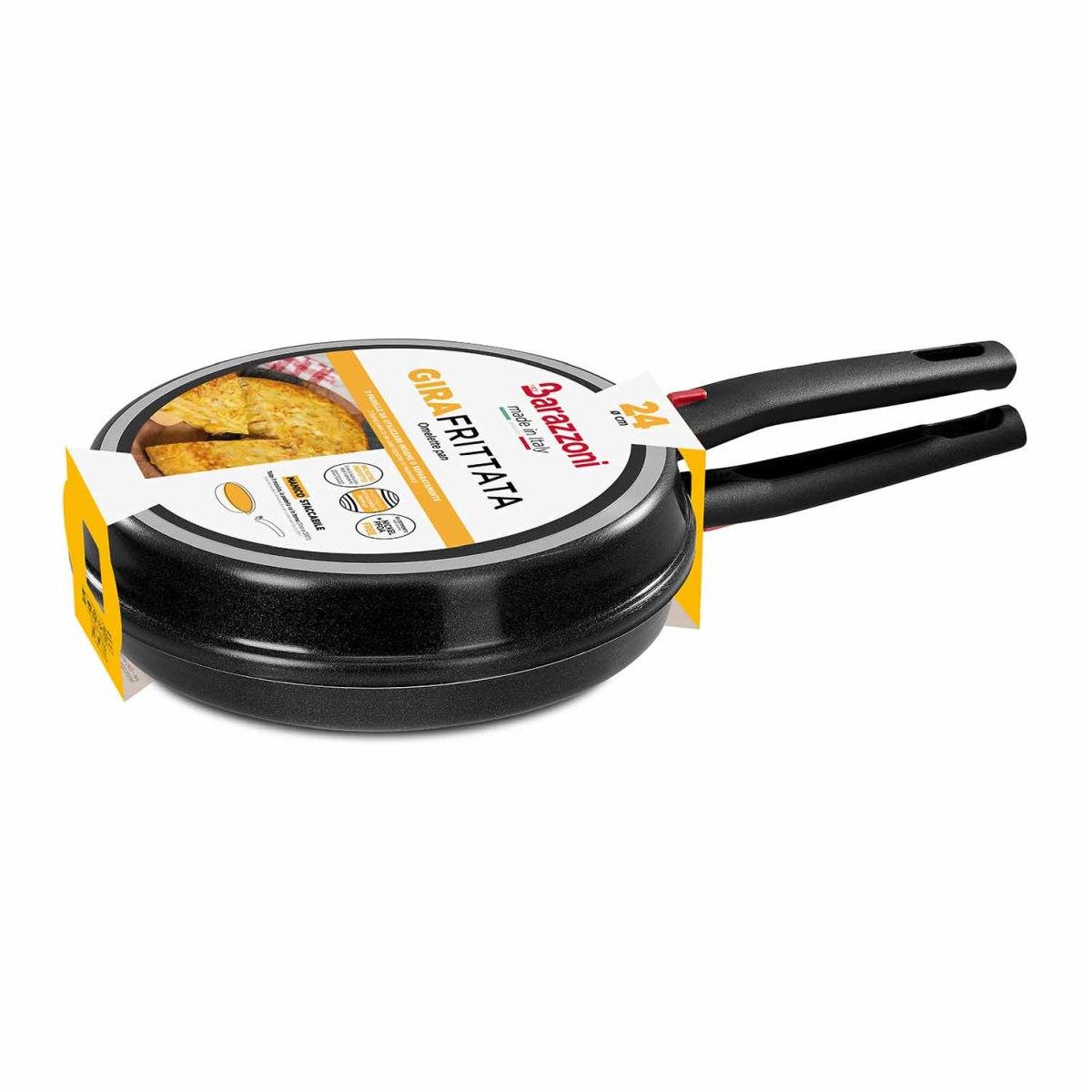 Padella Barazzoni Girafrittata cm.Ø24 con Manico Staccabile | Barazzoni