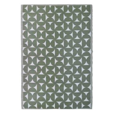 Tappeto idy verde bianco 160 x 230 cm