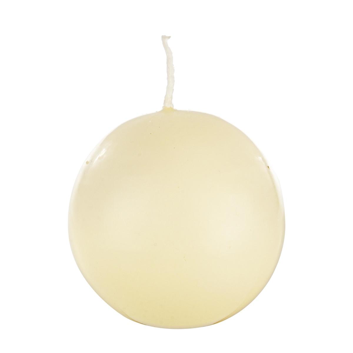 Candela sfera avorio