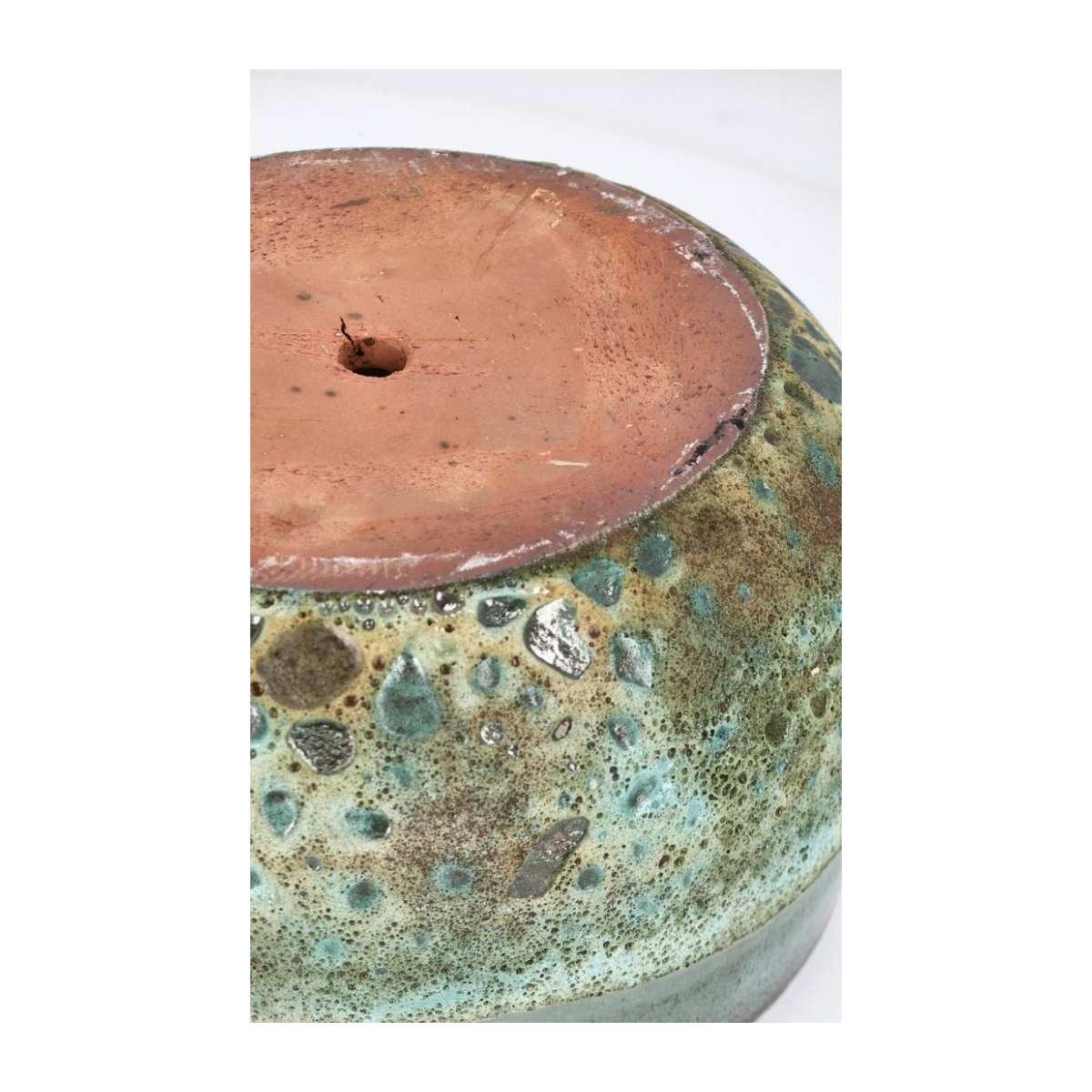 Portavaso terracotta duyen ciotola verde giada