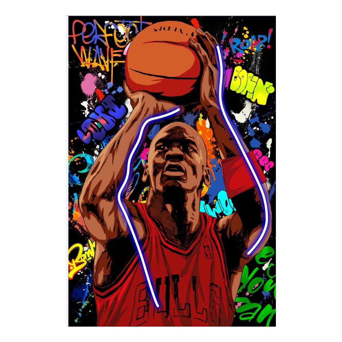 Quadro led basket 60 x 90 cm
