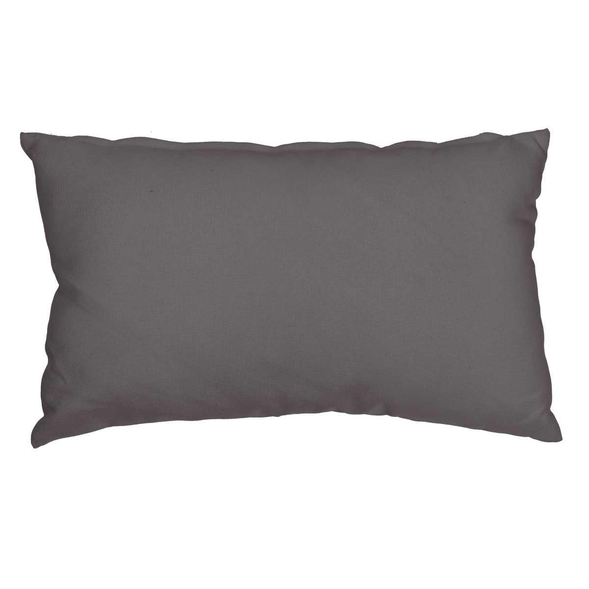 Cuscino arredo tessuto pillow grigio 40 x 60 cm