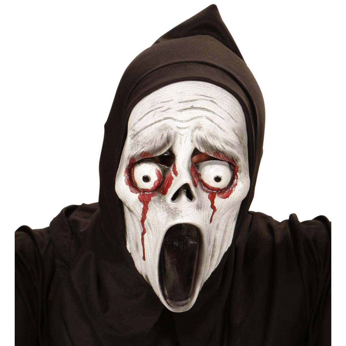 Maschera viso lattice horror fantasma occhi sanguinanti