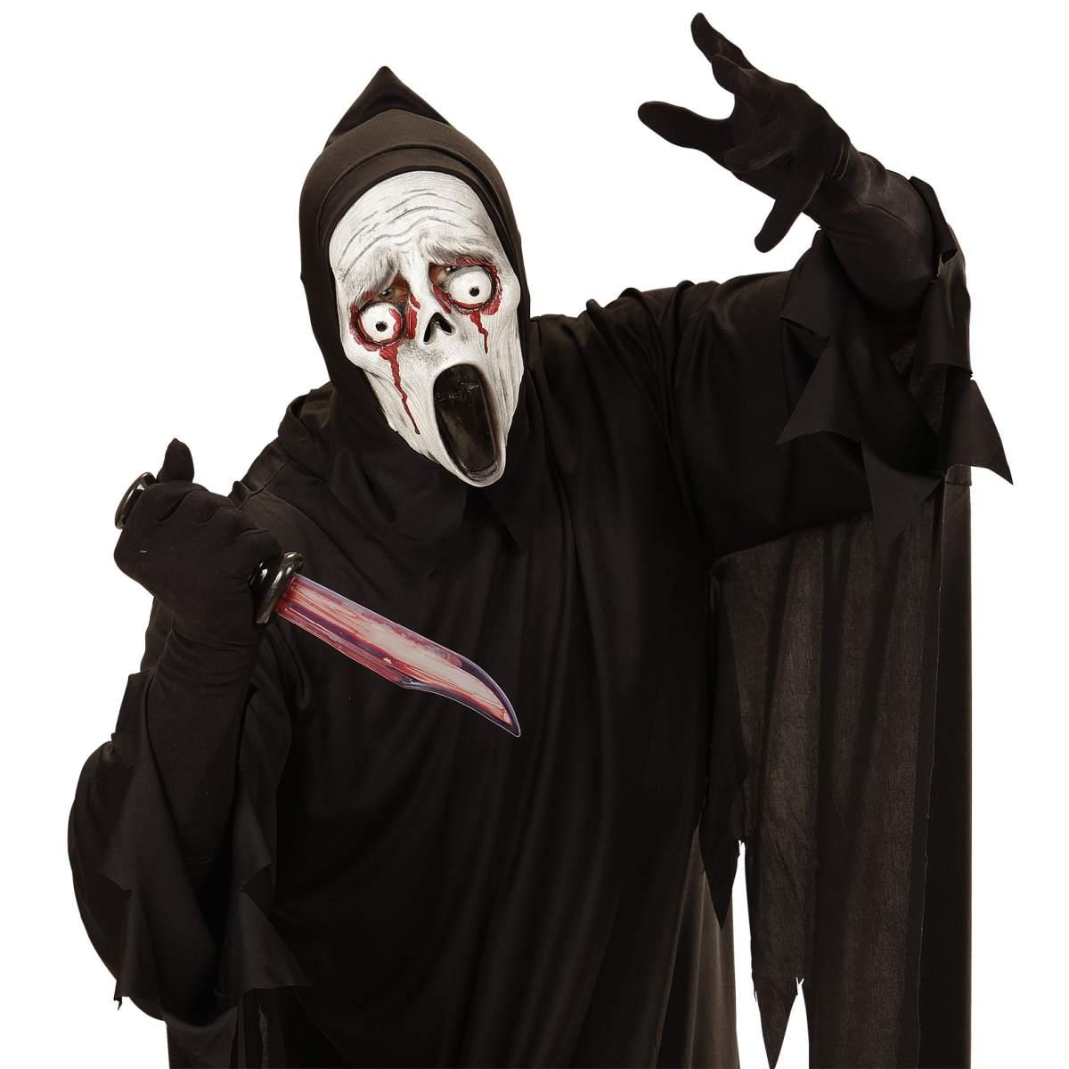 Maschera viso lattice horror fantasma occhi sanguinanti