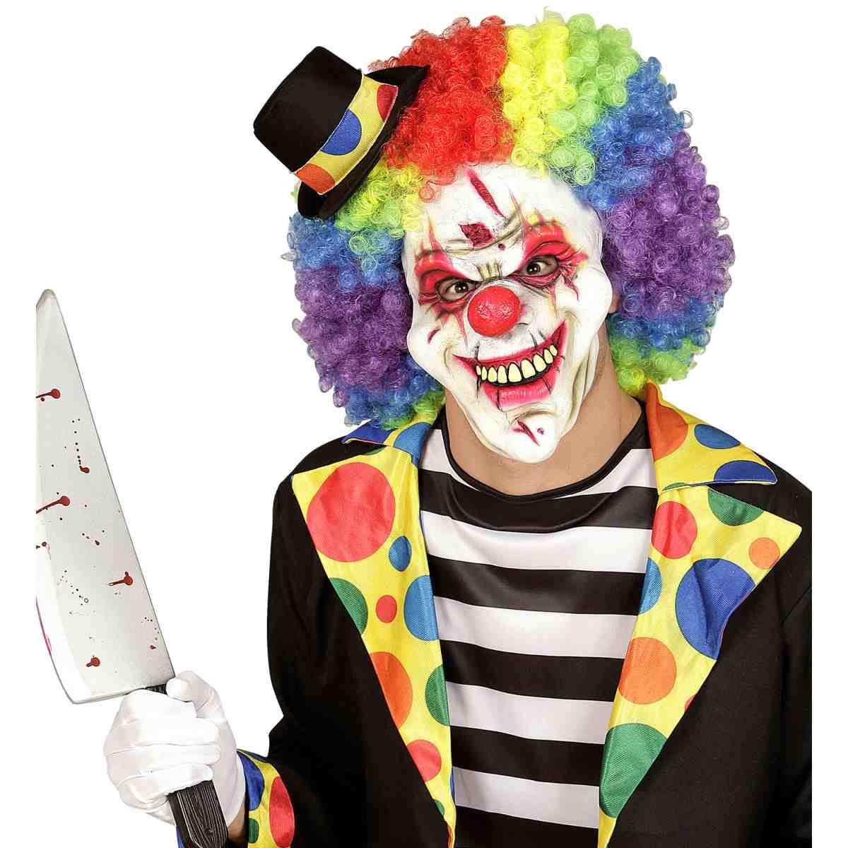 Maschera viso lattice horror clown killer