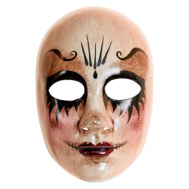 Maschera viso pvc horror commedia dell arte inquietante
