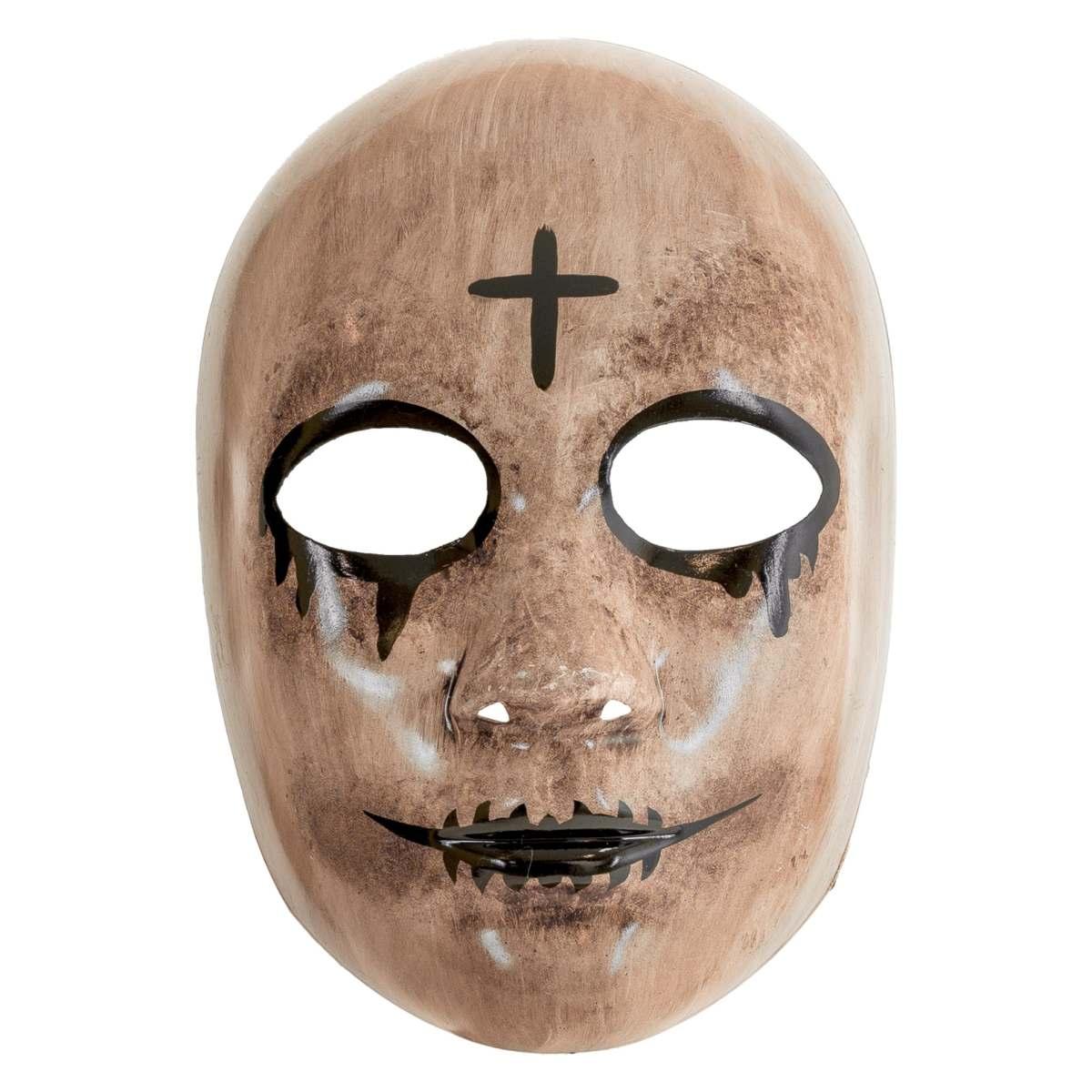Maschera viso pvc horror commedia dell arte fantasma