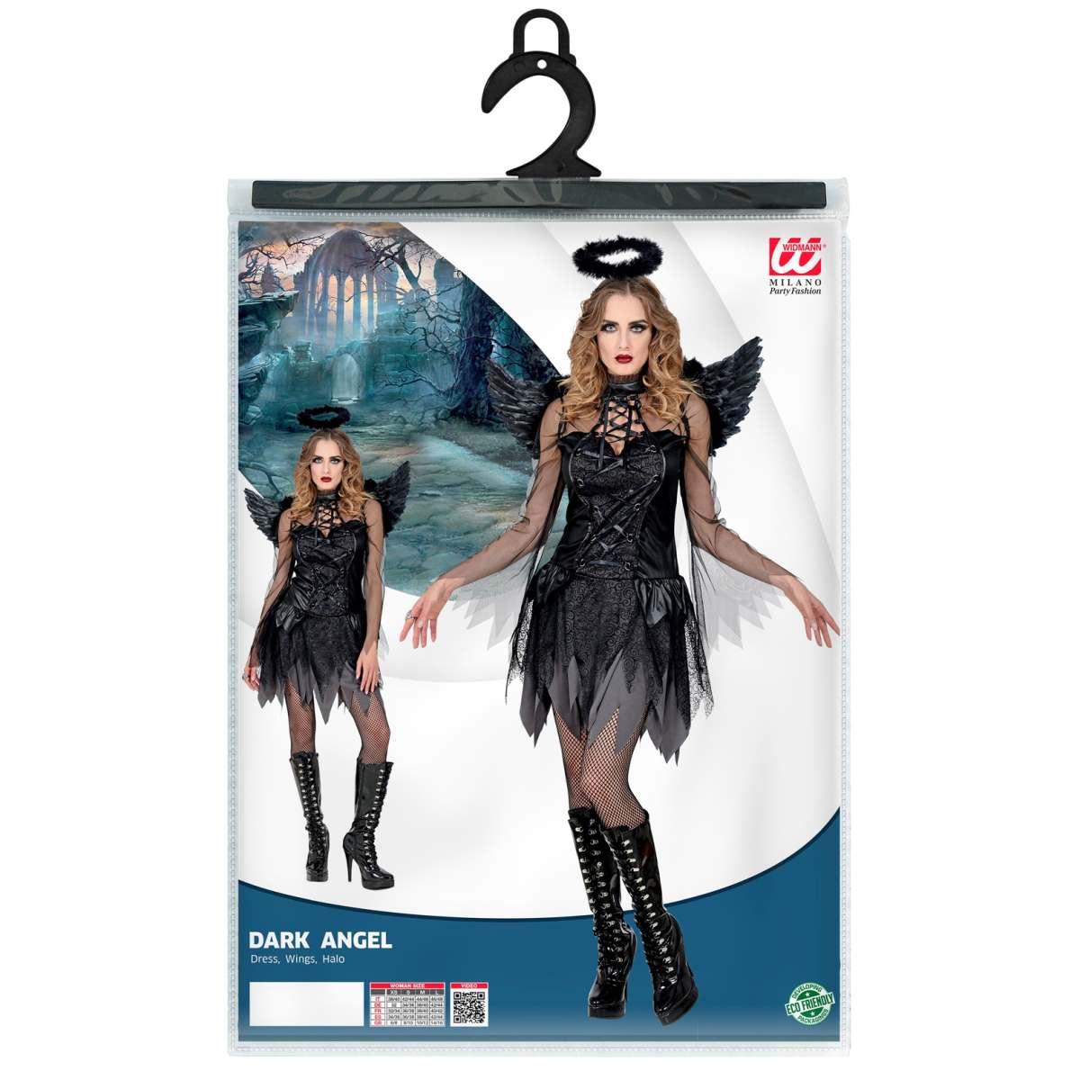 Costume angelo nero