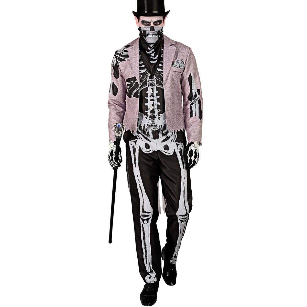 Costume scheletro frac