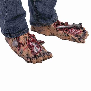 Copri scarpe piede mostro lattice insanguinato