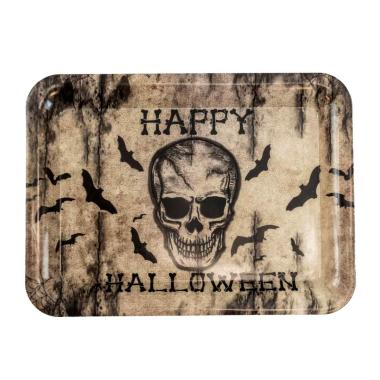 Vassoio halloween pvc teschio
