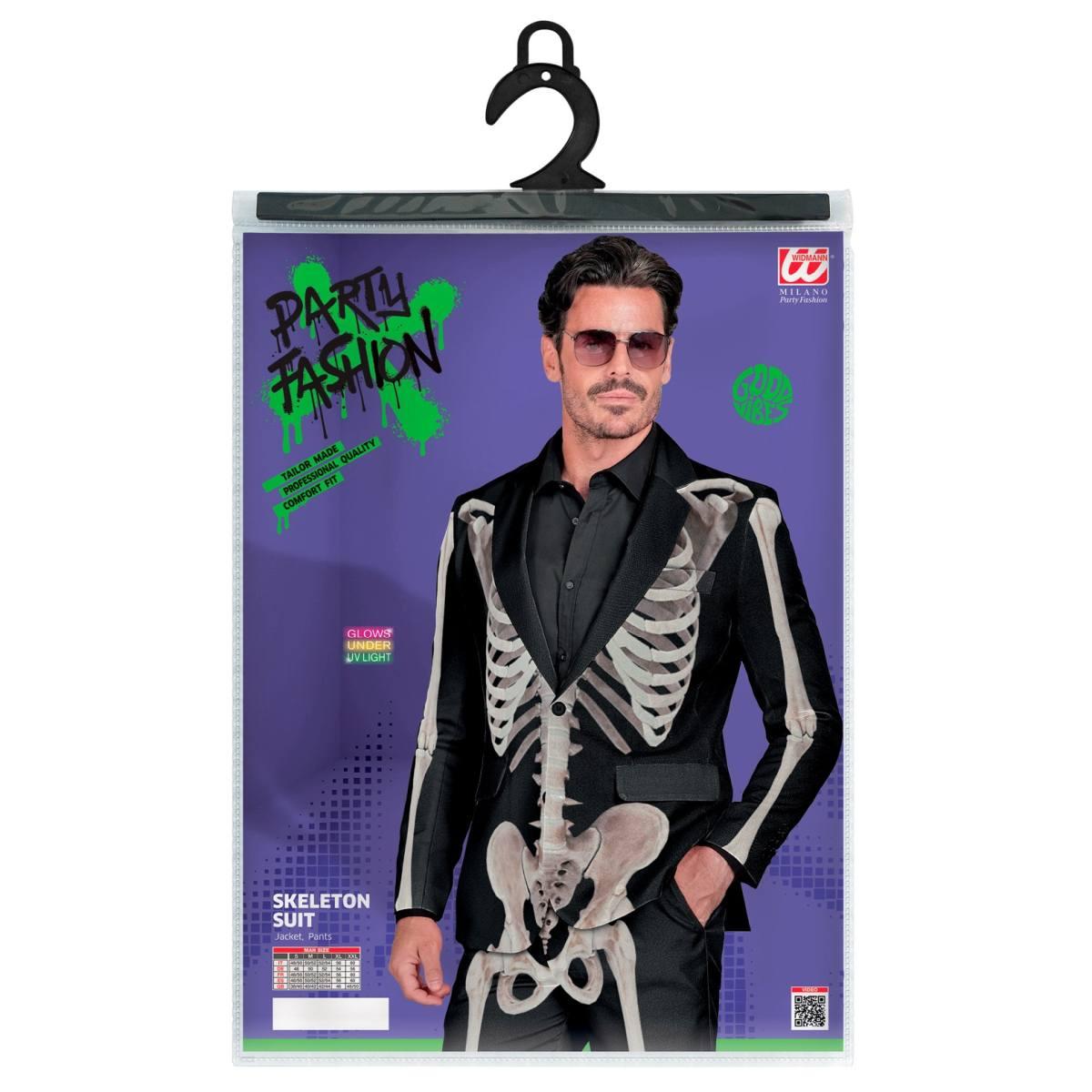 Costume completo scheletro