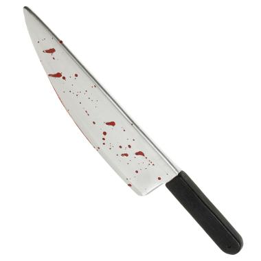Coltello pvc insanguinato