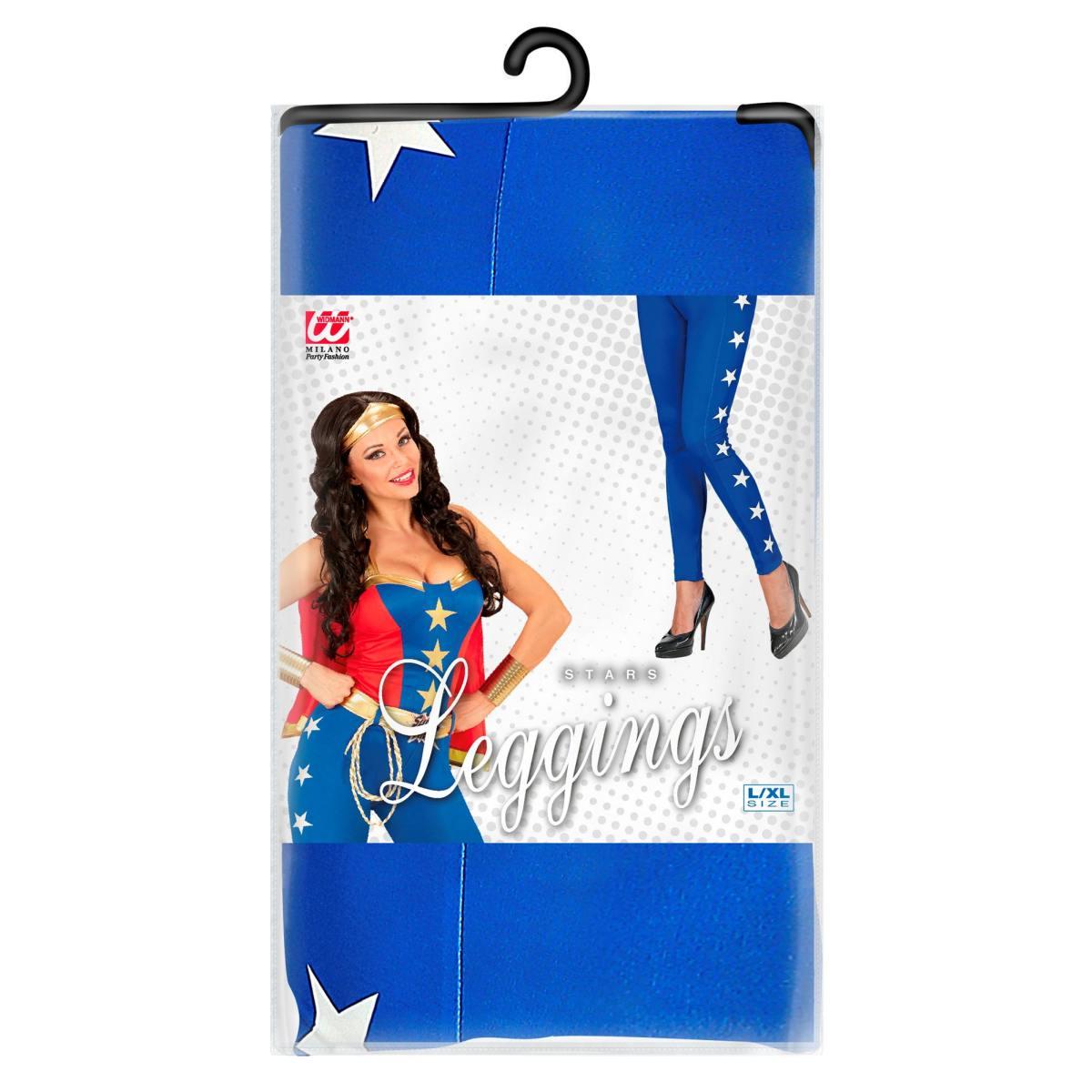Leggins blu stelle