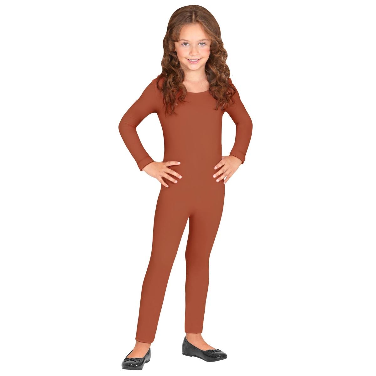 Costume tuta marrone color pelle