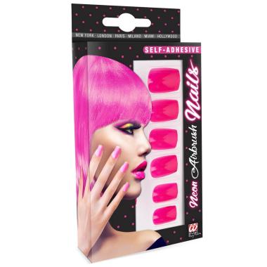 Unghie rosa adesive