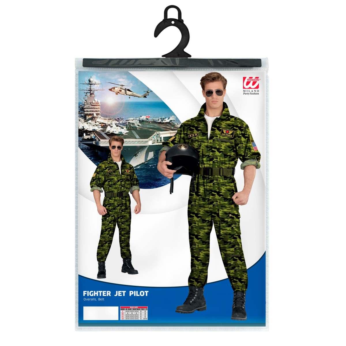 Costume tuta pilota jet