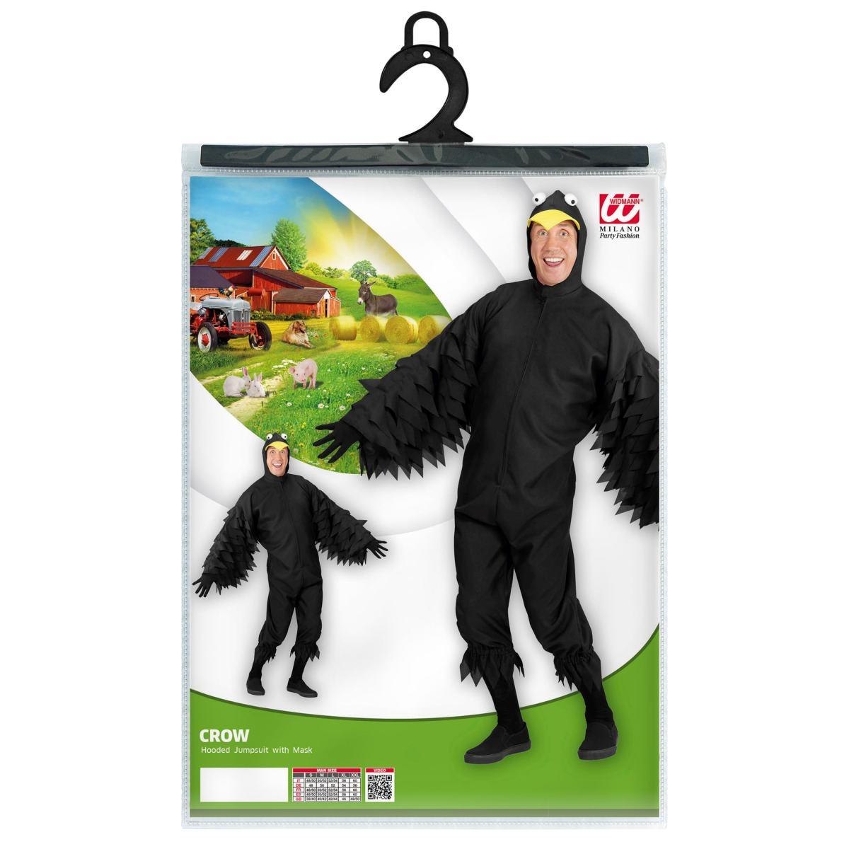 Costume corvo nero