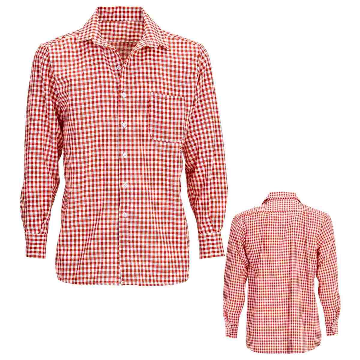 Camicia quadretti rossa