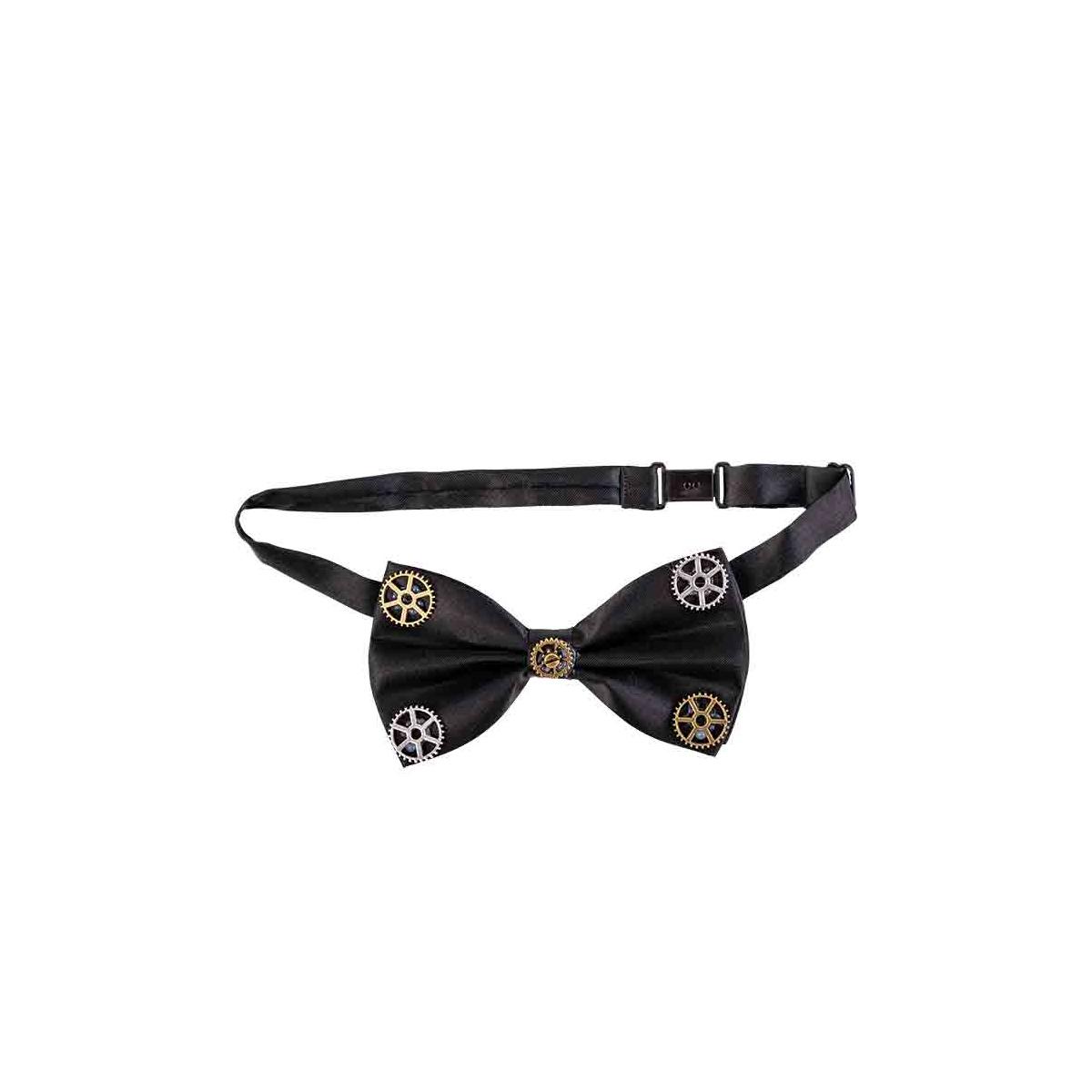Papillon steampunk nero ingranaggi