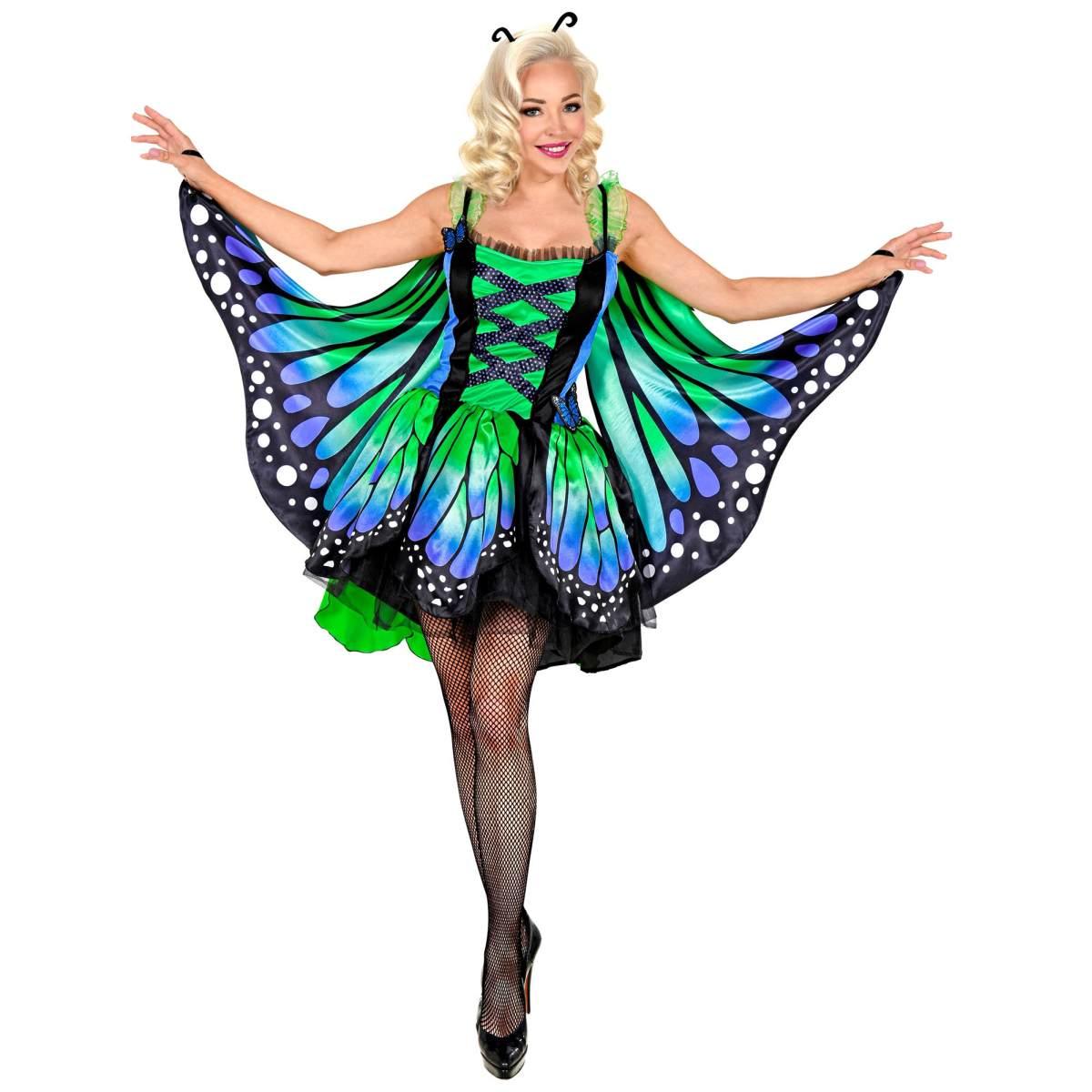 Costume farfalla verde