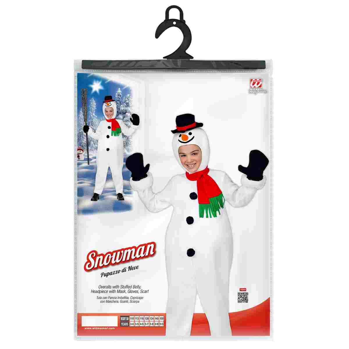 Costume pupazzo di neve