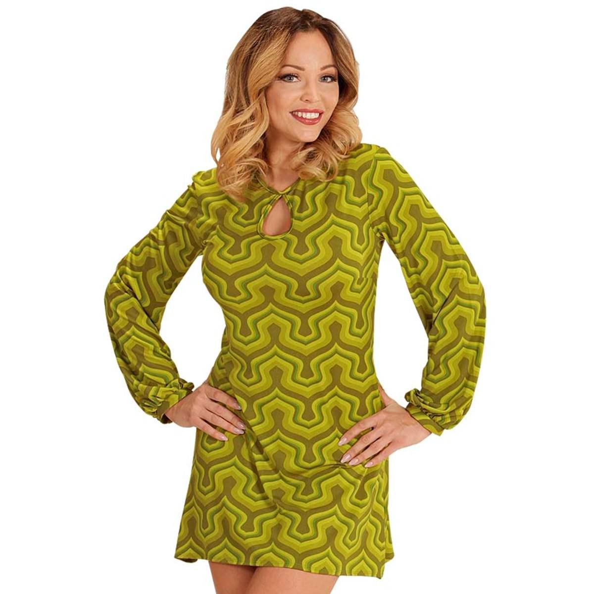 Costume abito anni 70 80 verde