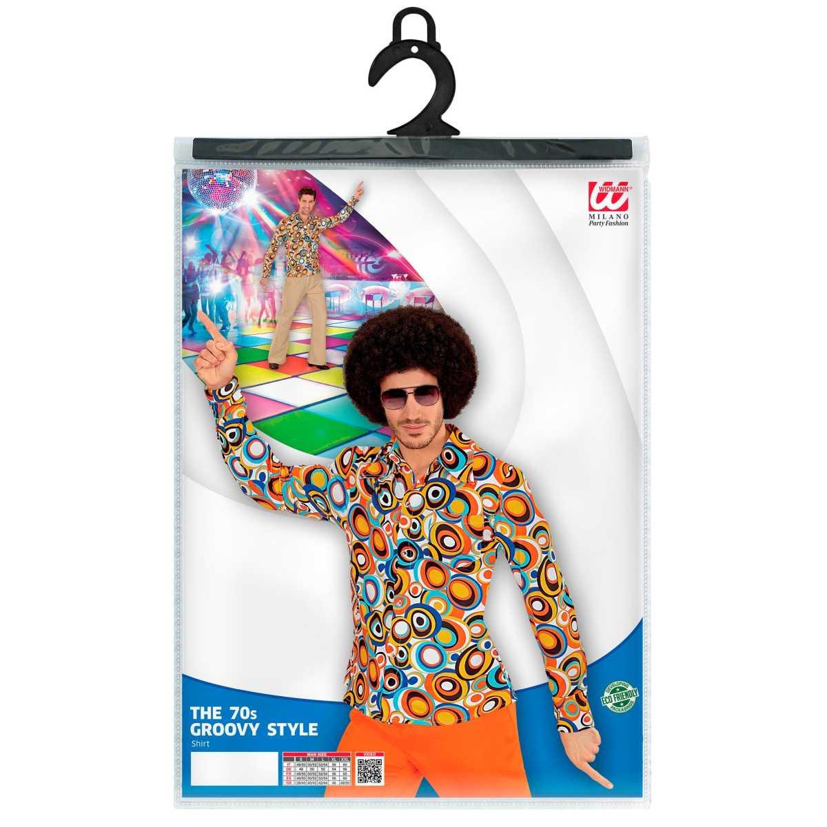 Camicia fantasia anni 70 80 bubbles
