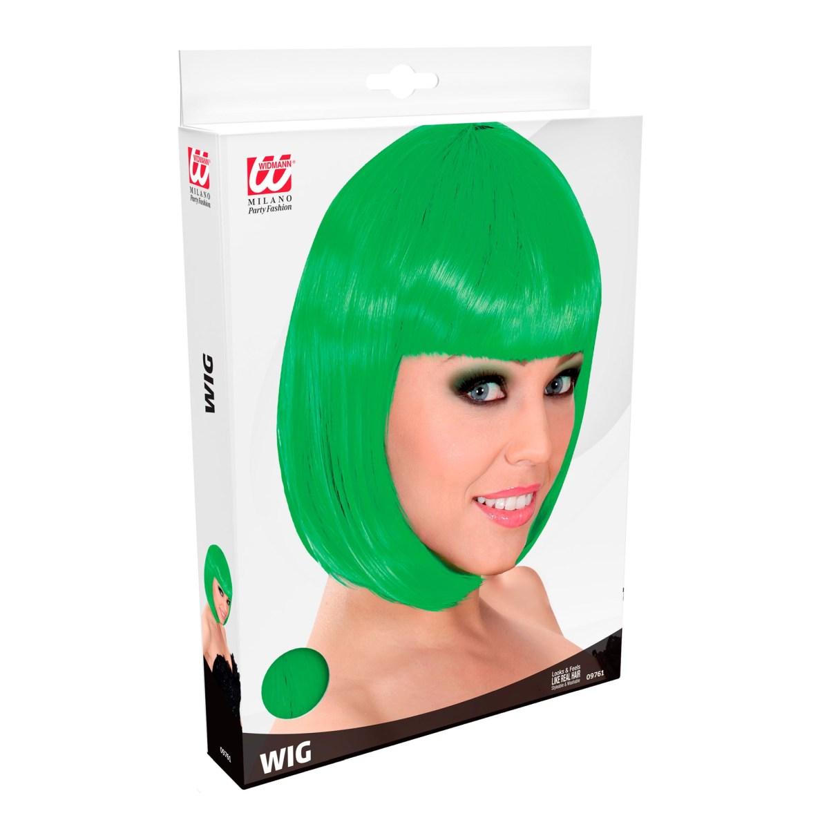 Parrucca caschetto lou verde