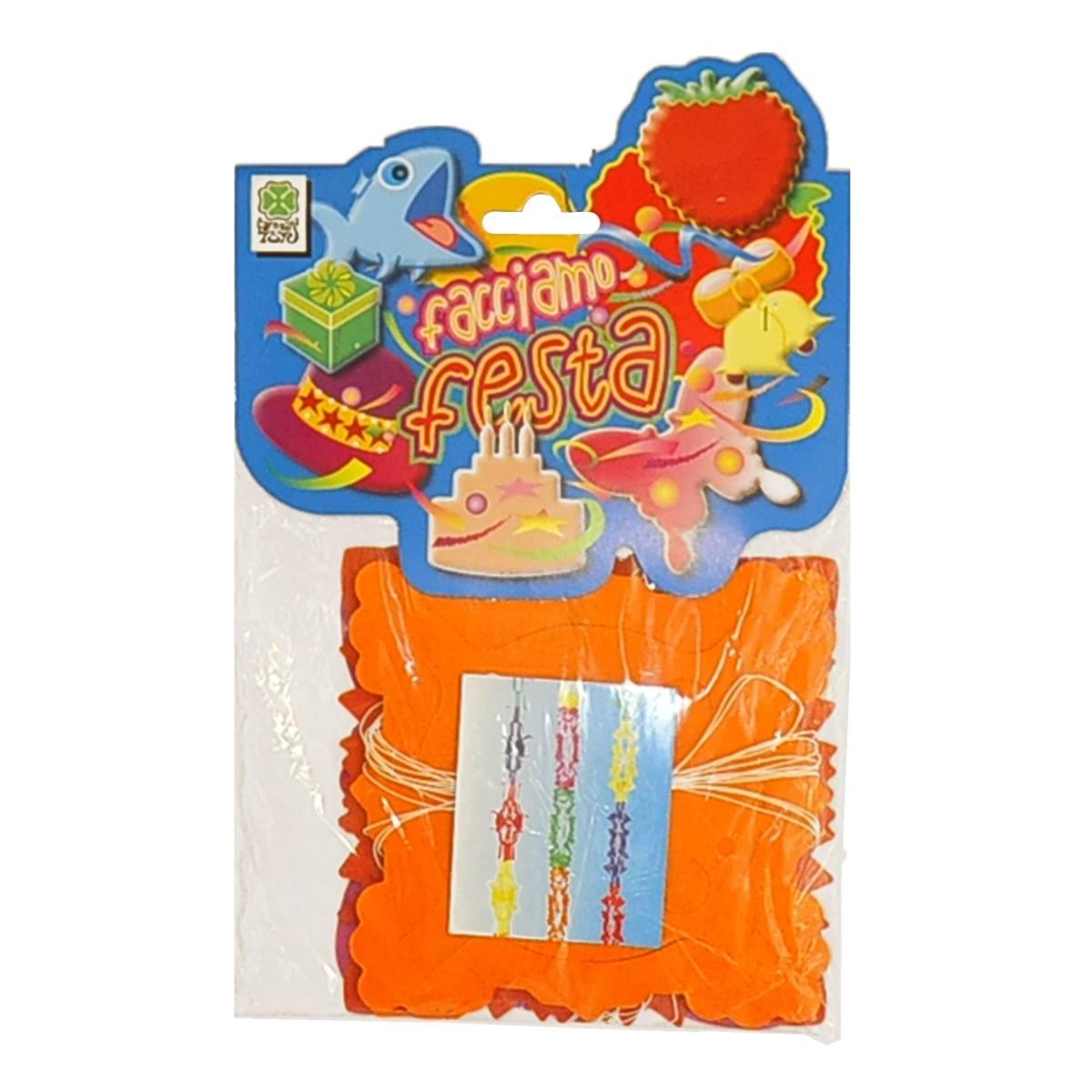 Festone party mt 4 colori assortiti