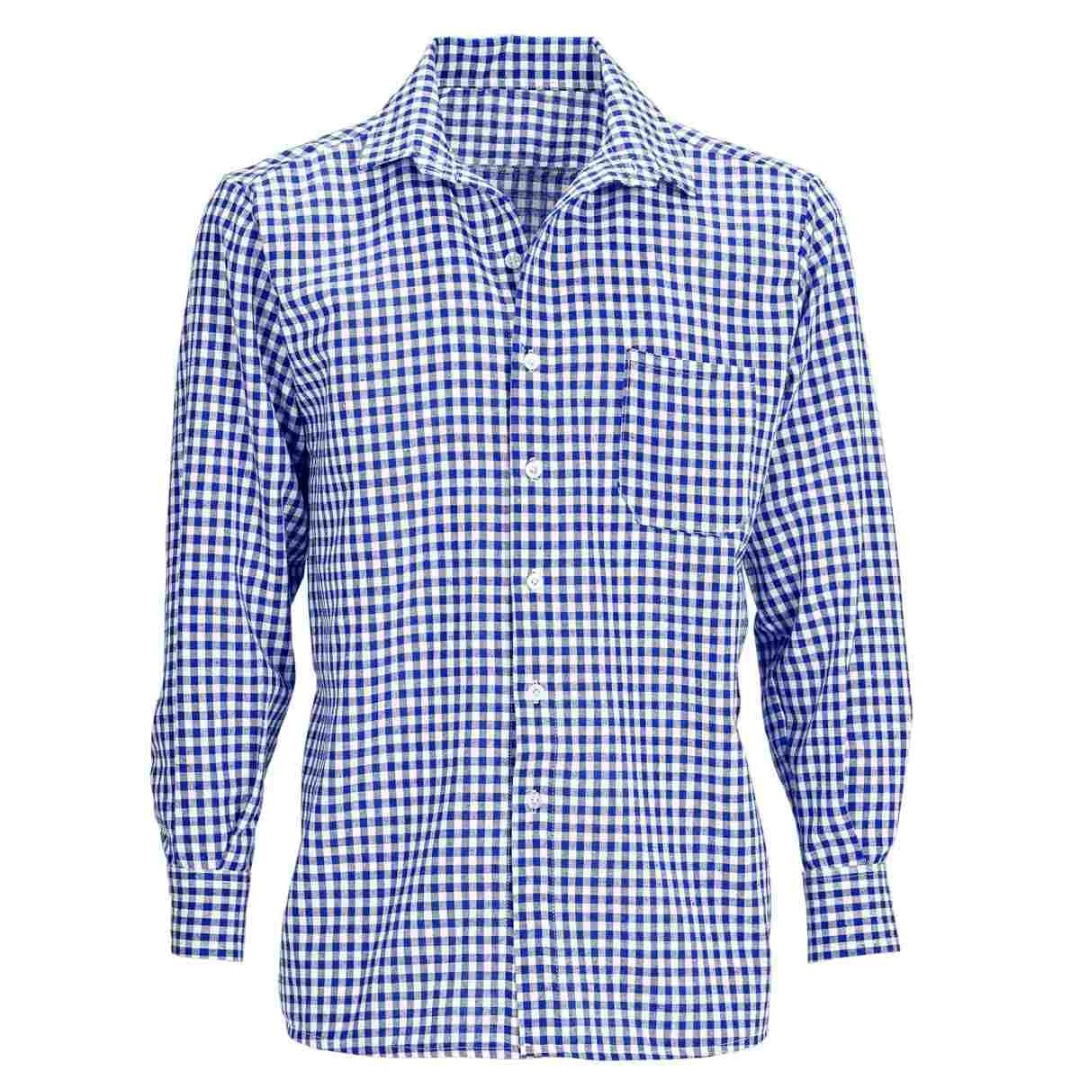 Camicia quadretti blu