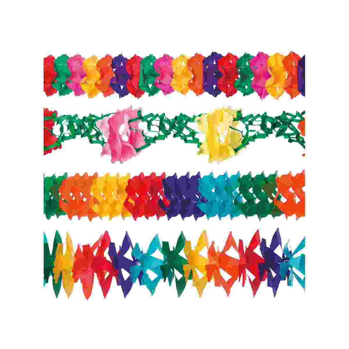 Festone party multicolor mt 4 modelli