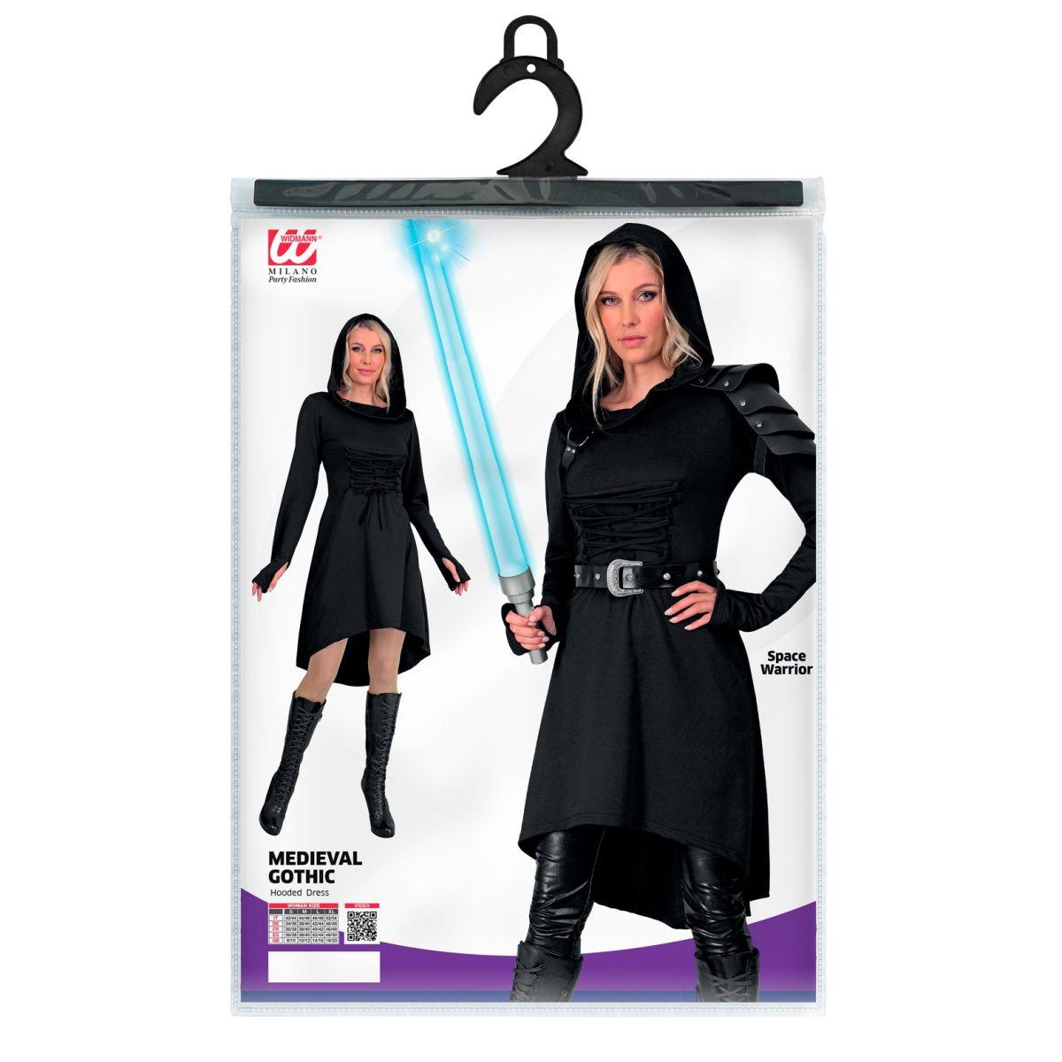 Costume gotica medievale nero