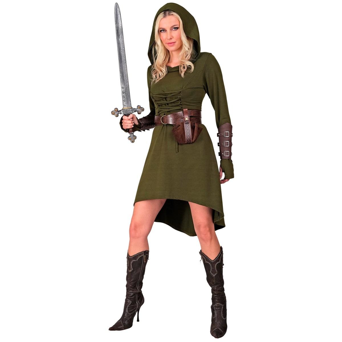 Costume gotica medievale verde