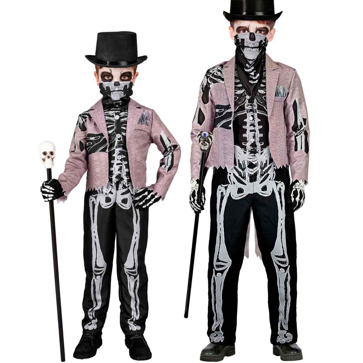 Costume scheletro frac
