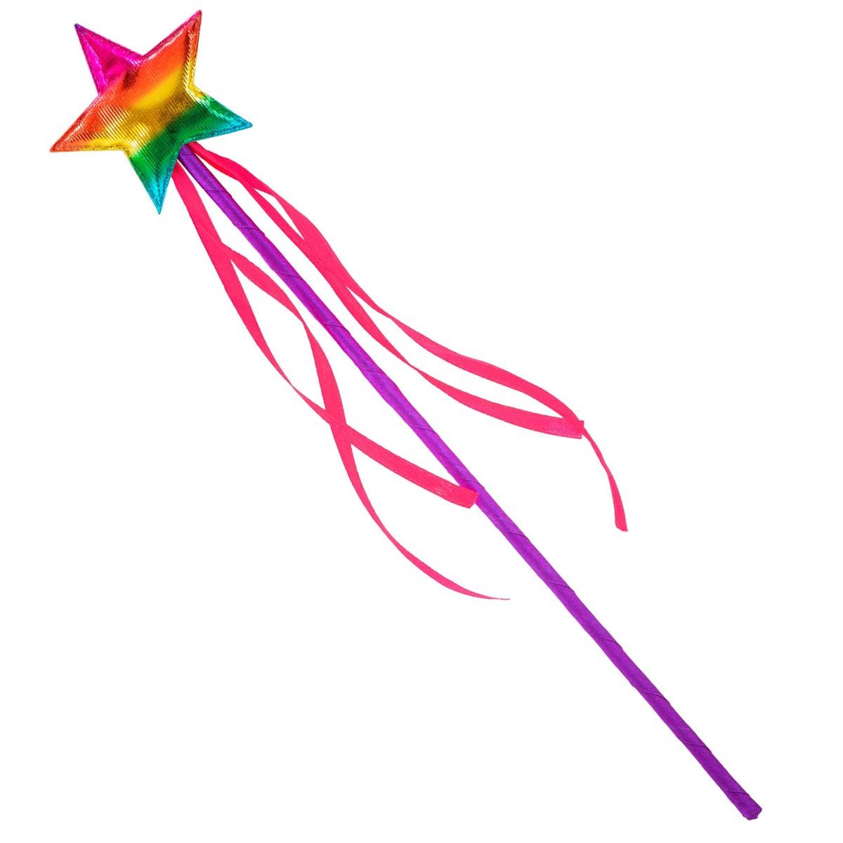 Bacchetta fata arcobaleno stella
