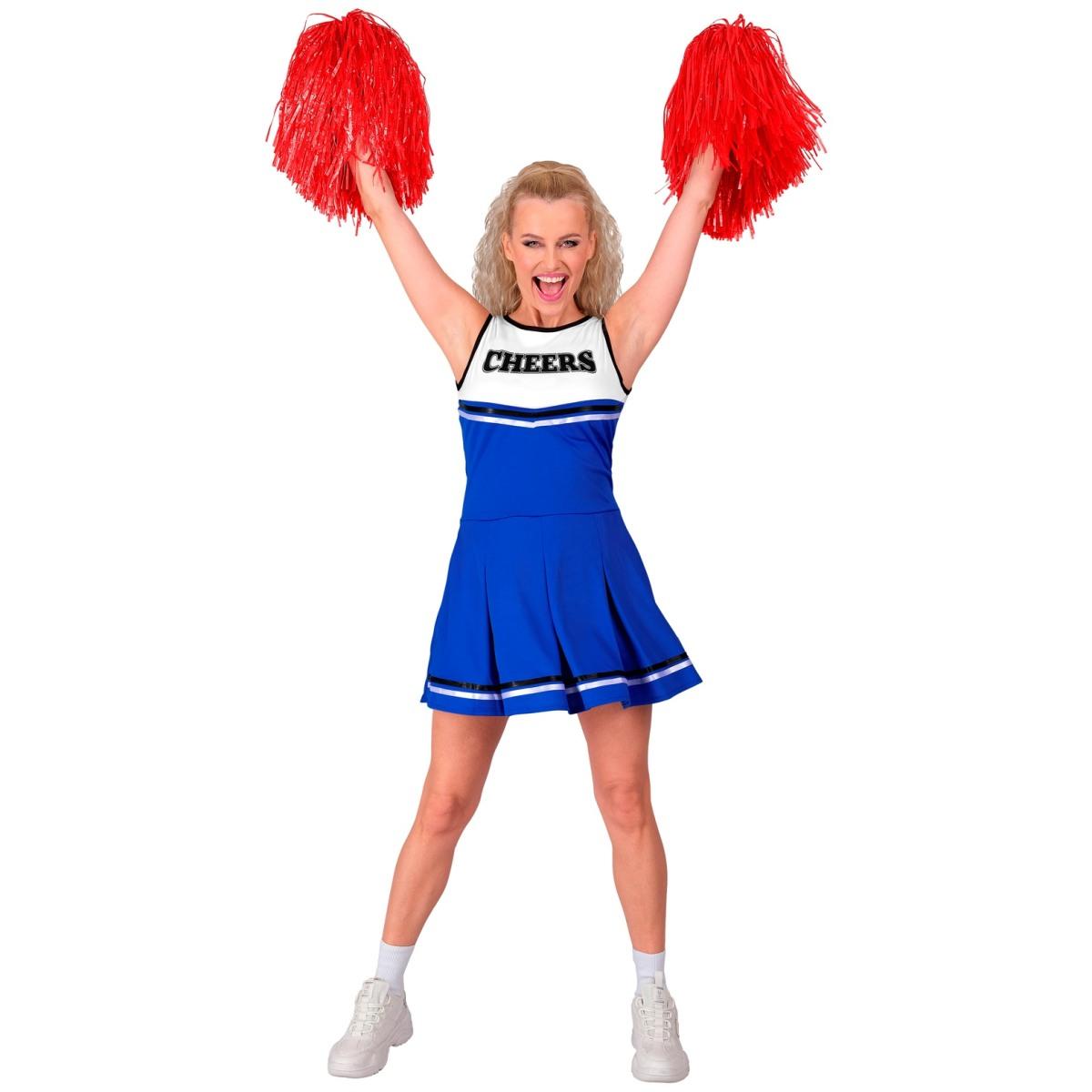 Costume cheerleader blu