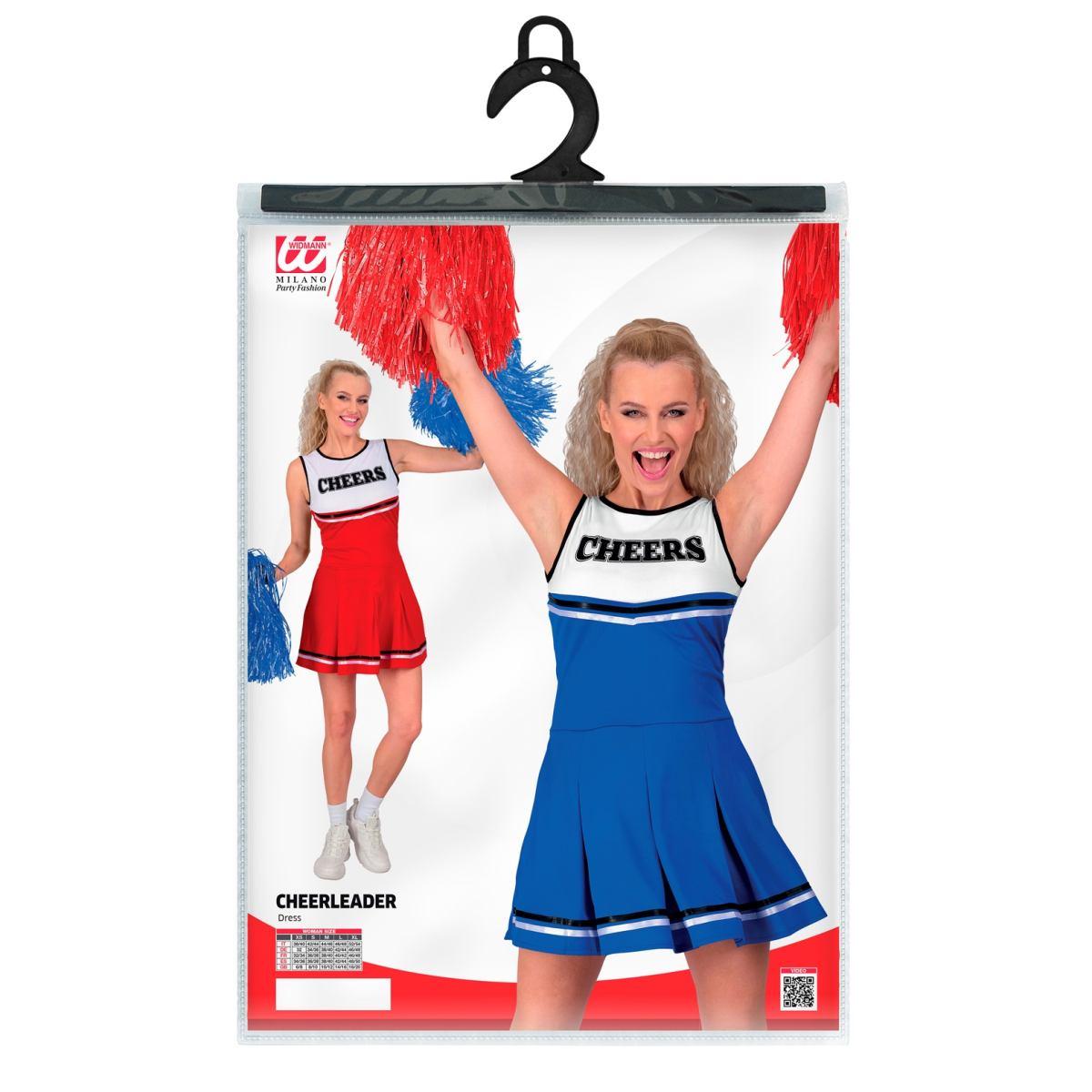 Costume cheerleader blu