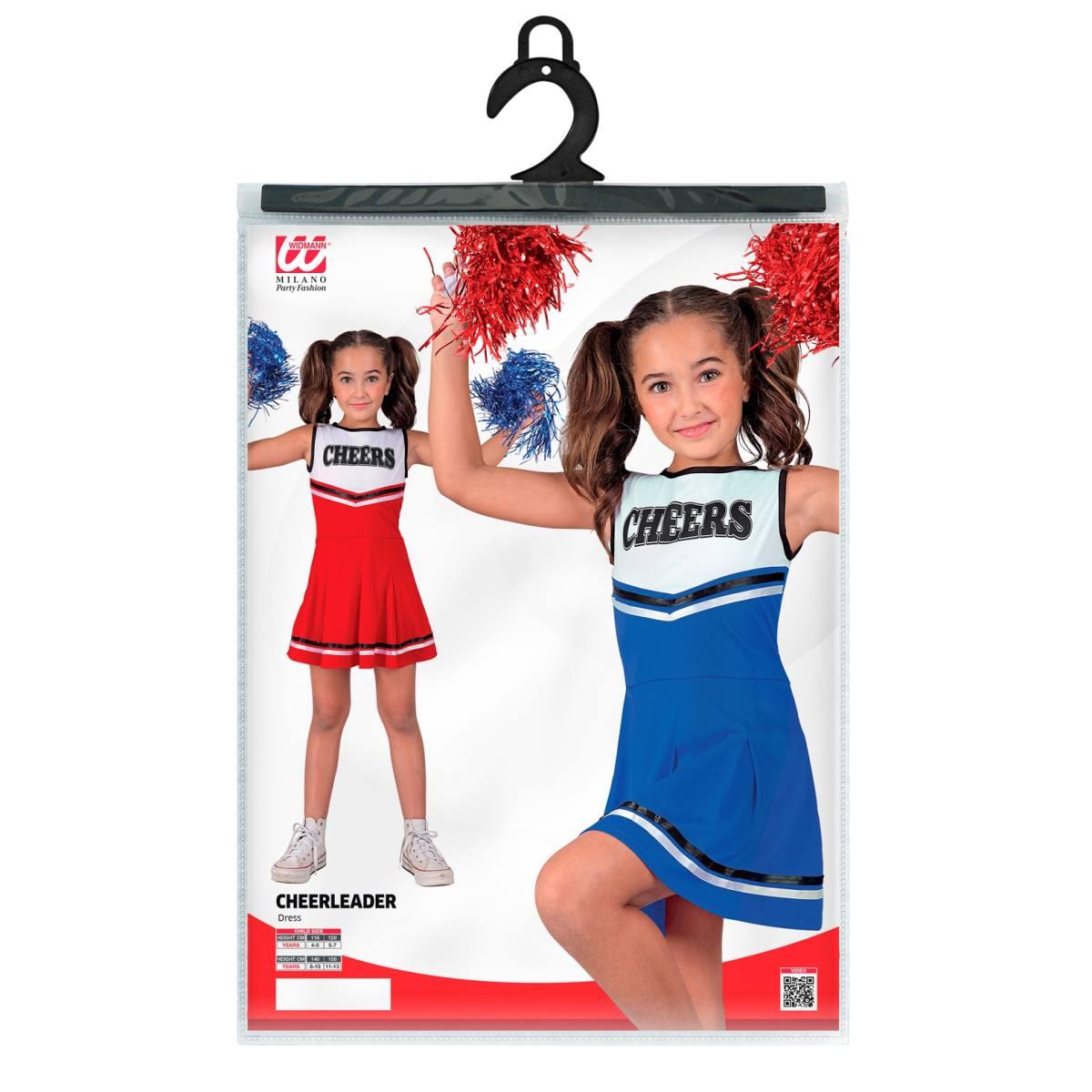 Costume cheerleader blu