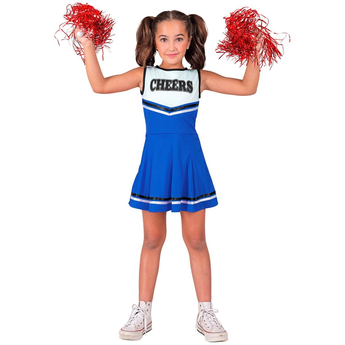 Costume cheerleader blu