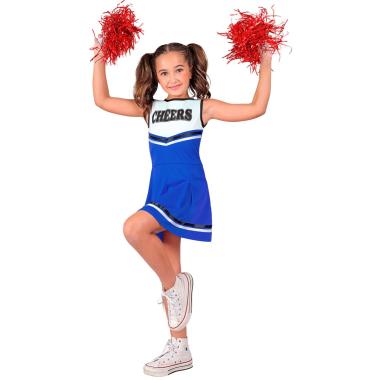 Costume cheerleader blu