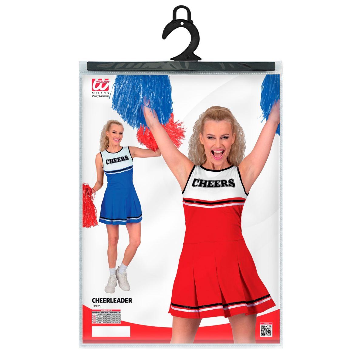 Costume cheerleader rosso