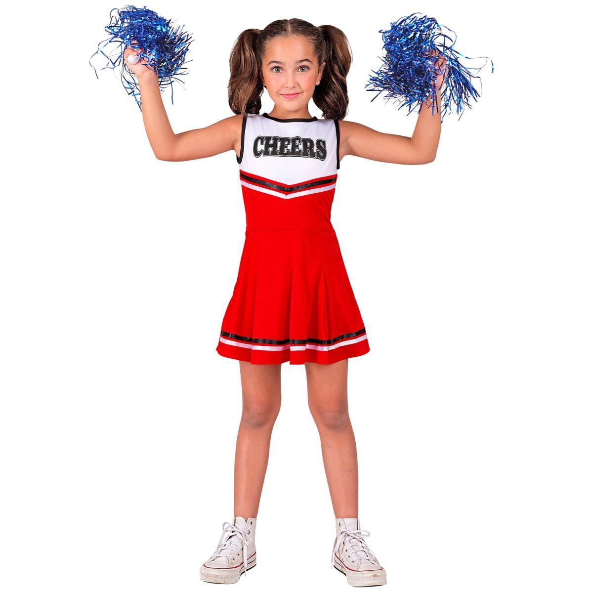 Costume cheerleader rosso