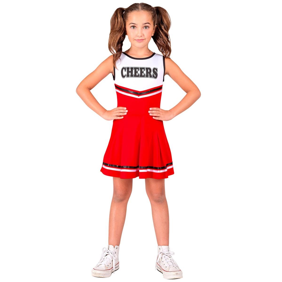 Costume cheerleader rosso