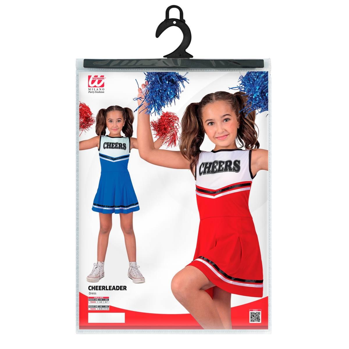 Costume cheerleader rosso