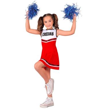 Costume cheerleader rosso