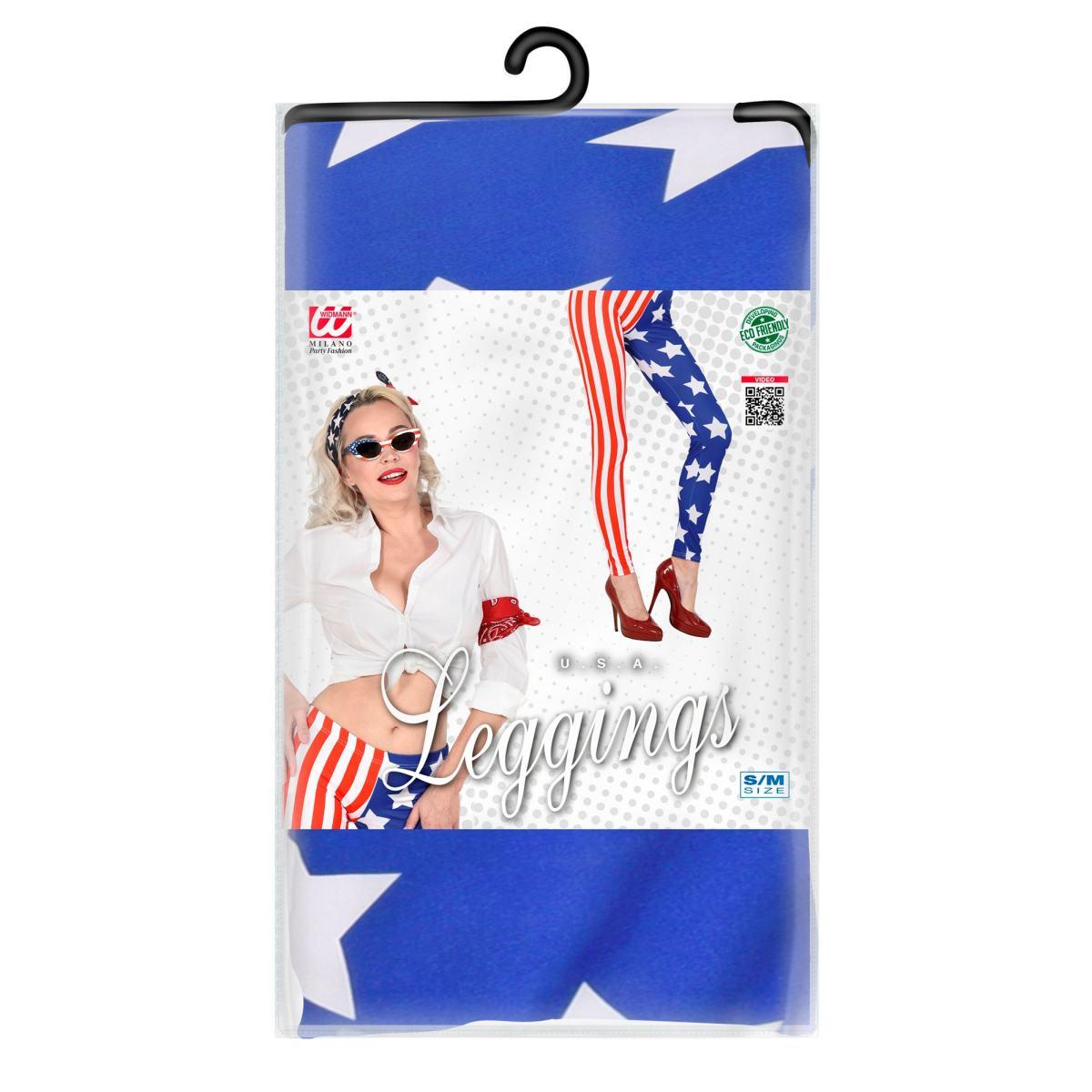 Leggins stelle strisce modello u