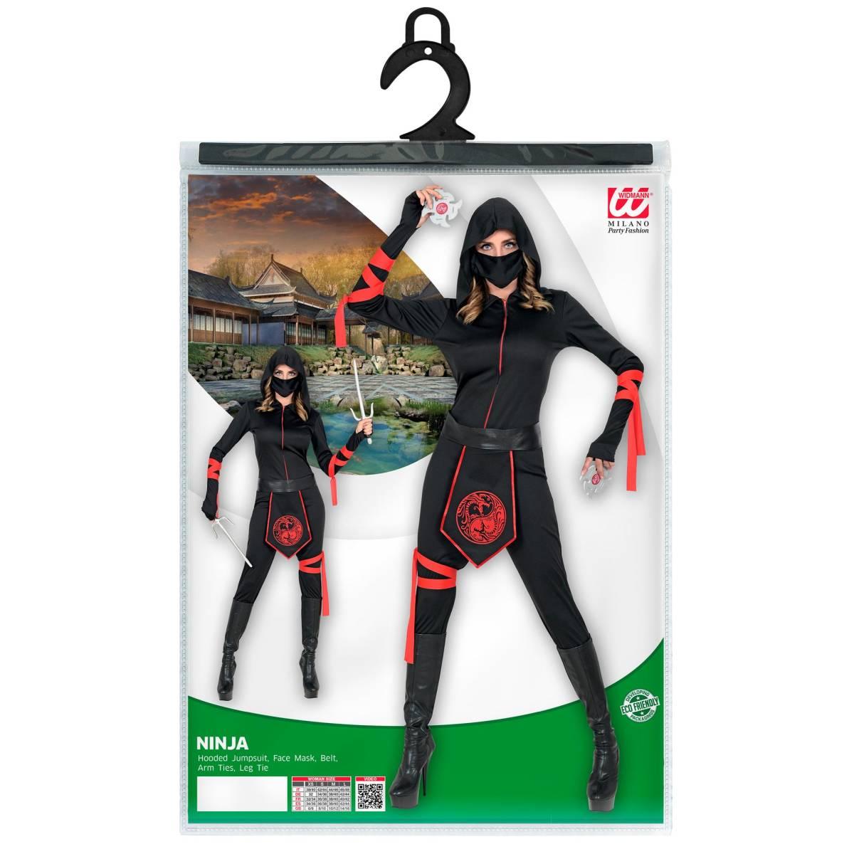 Costume ninja rossa