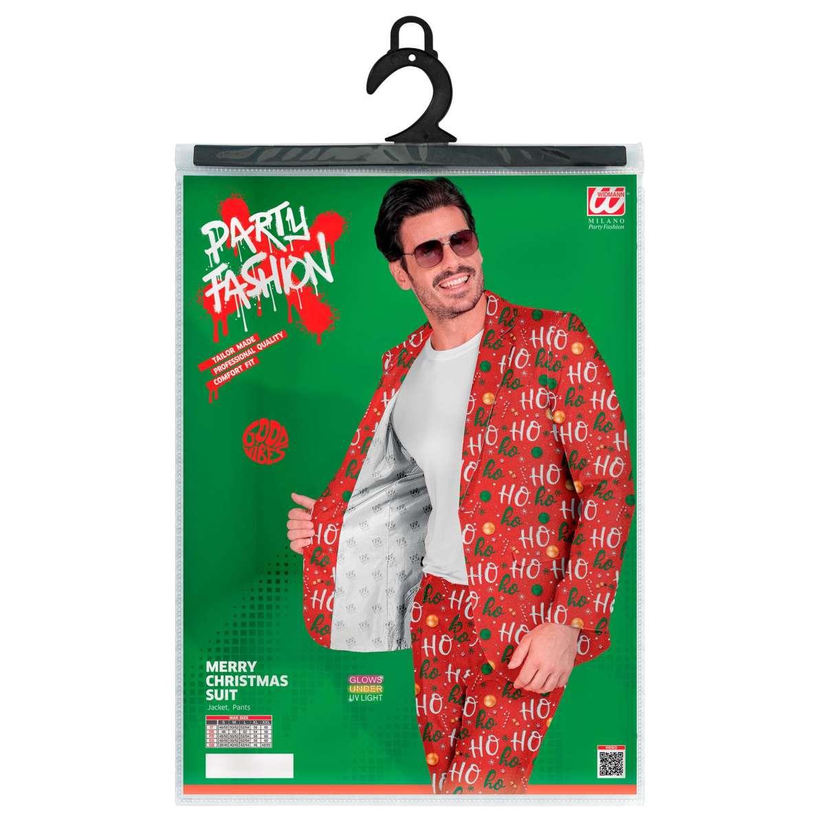 Costume completo buon natale rosso