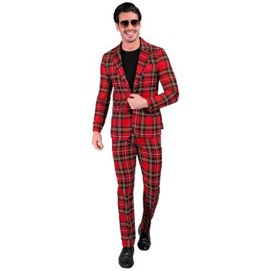 Costume completo tartan rosso